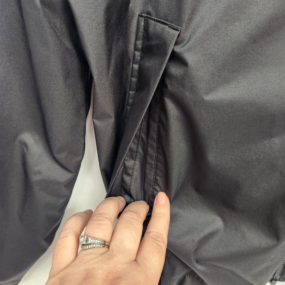 REI CO-OP Black Lightweight Full Zip Hooded Rain Jacket Windbreaker Men's L - Picture 6 of 11